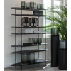 Room divider high Ufo oak black Passe Partout