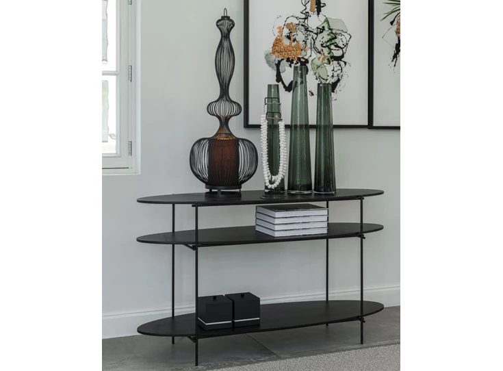 Console side table Ufo oak black Passe Partout