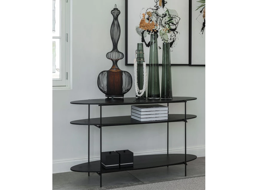 Console side table Ufo oak black Passe Partout