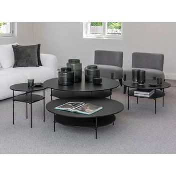 Salontafels Ufo oak black Passe Partout