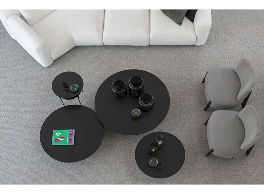 Bovenkant Salontafels Ufo oak black Passe Partout