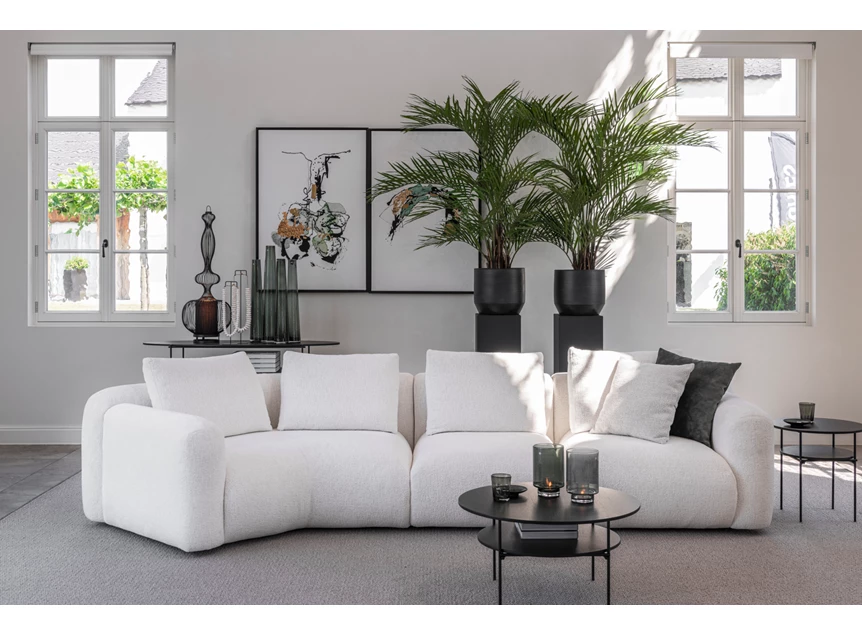 Salon Bombino met schuin afsluitelement stof Passe Partout