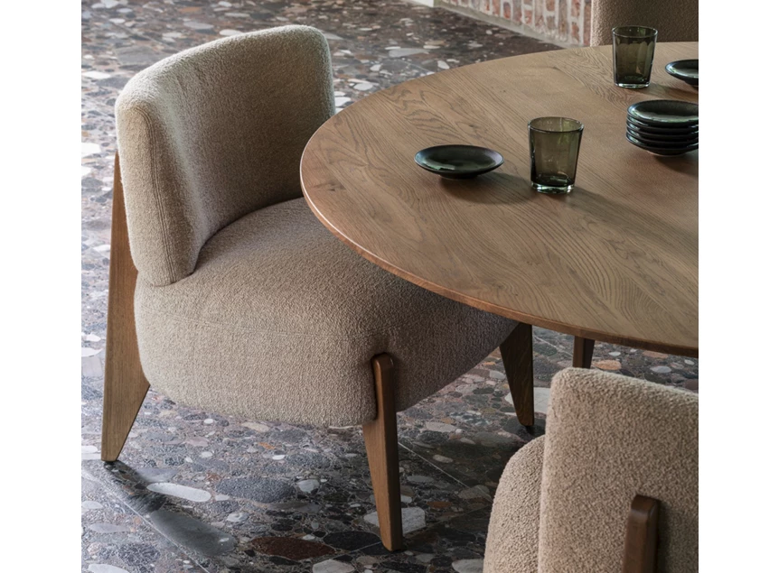 Low Dining Chair Azul eetkamerstoel stof Passe Partout