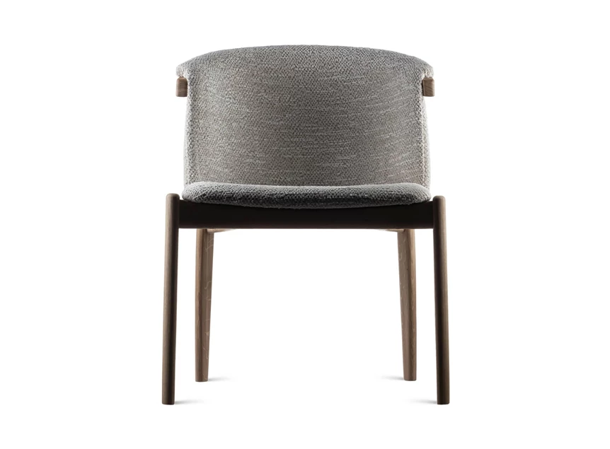 Front Stoel Merano eik naturel stof beige Estetica Home