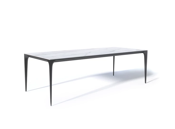 tafel Yari matt white bestelbaar in 3 kleuren 7222