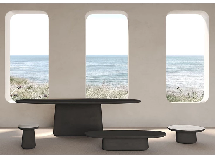 Collectie Tafel Maana ovaal Mortex Salt Muundo by PR Living