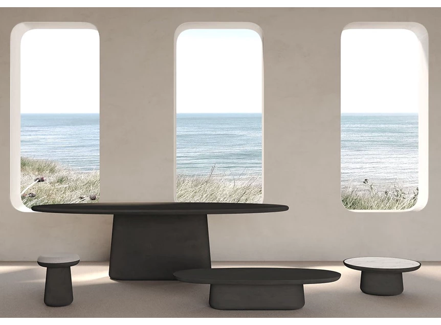 Collectie Tafel Maana ovaal Mortex Salt Muundo by PR Living