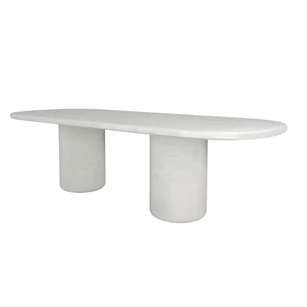 Tafel Haaki bootvorm ovaal mortex salt Muundo PR Living