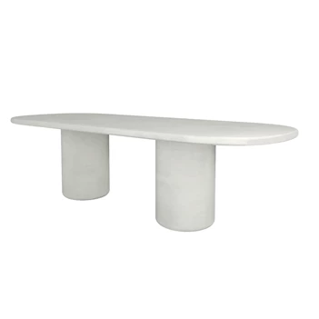 Tafel Haaki bootvorm ovaal mortex salt Muundo PR Living