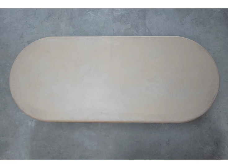 Bovenkant Tafel Haaki bootvorm ovaal mortex salt Muundo PR Living