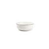 850011 studio base s&p wit servies zwart randje salt and pepper kom Ø17,5 new china bone