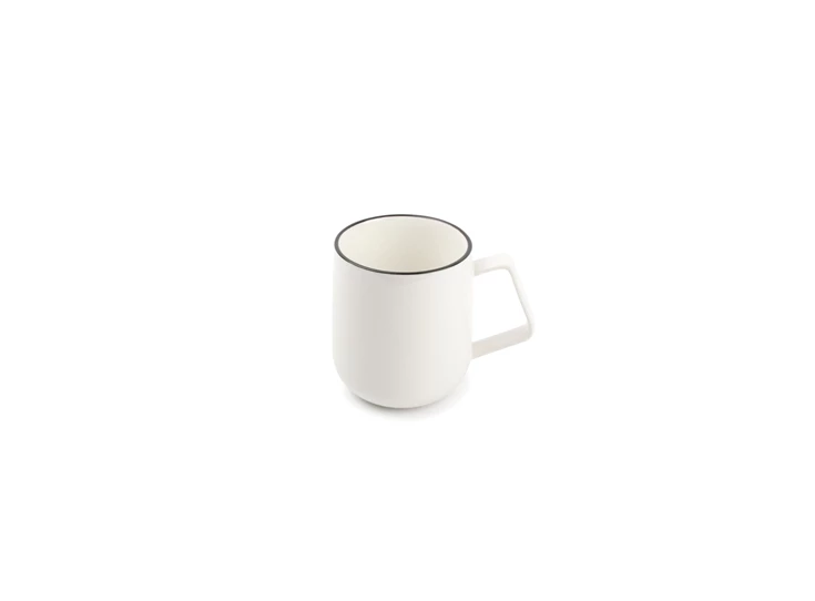 850020 servies beker 42cl new china bone studio base s&p wit zwart randje salt and pepper