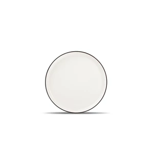 850000 Ø19 studio base salt and pepper s&p wit servies zwart randje new china bone plat bord