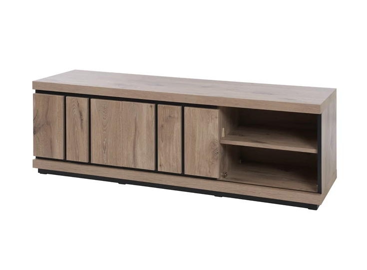 Televisiemeubel Stefan 155cm in Canyon Oak deurtje rechts open