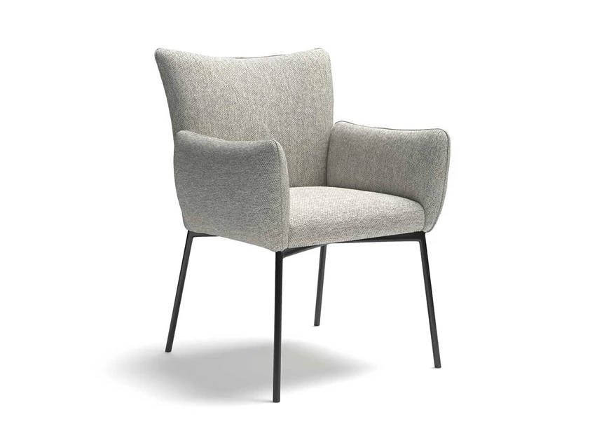 M1002616 Armstoel ancona 6471-DC-Friday stof 451 categorie W - schuin vooraanzicht