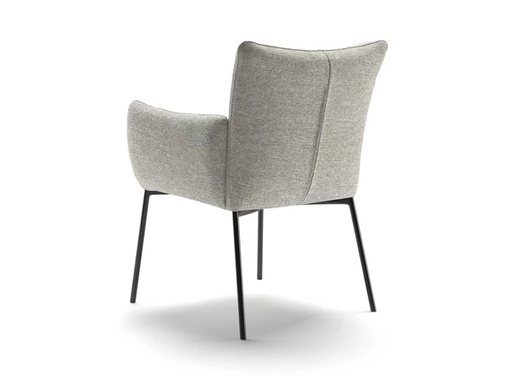 M1002616 Armstoel ancona 6471-DC-Friday stof 451 categorie W - schuin achteraanzicht