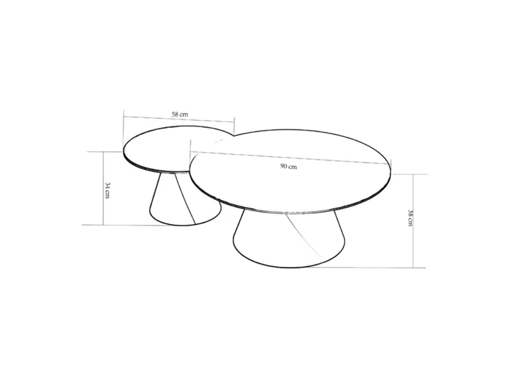 M1003243 en M1003244 afmetingen