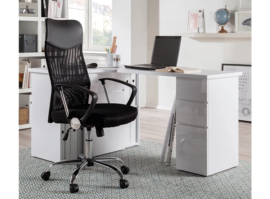 Rousseau 9715-107.80 bureaustoel max zwart sfeerbeeld totaal