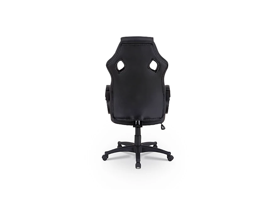 Rousseau 9820-149.60 gamingstoel Racer zwart pu productfoto achterkant recht
