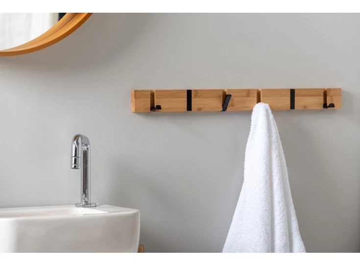 Coat rack pull out- large- zwart- sfeerbeeld