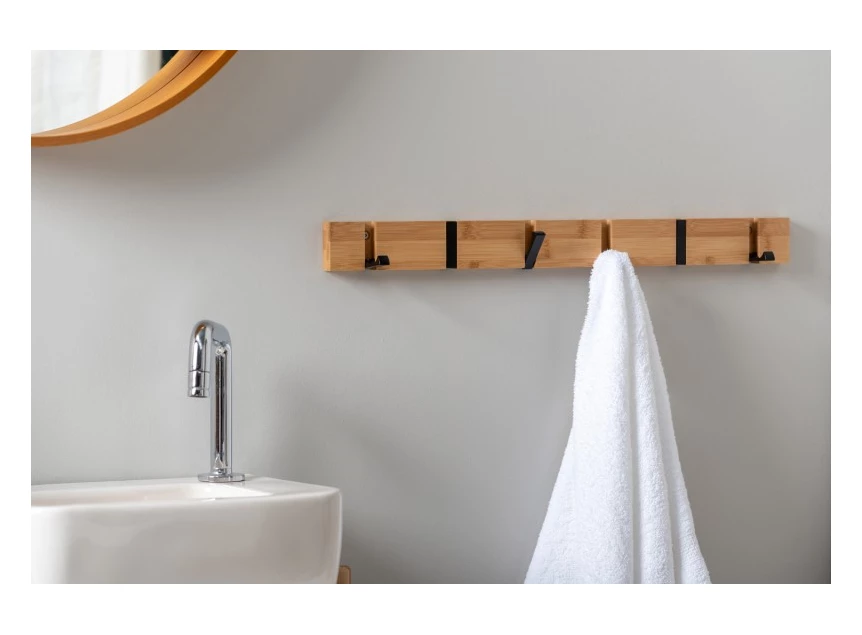 Coat rack pull out- large- zwart- sfeerbeeld
