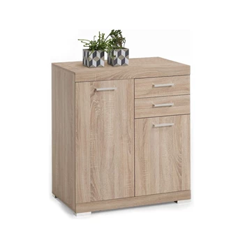 4020-202 XL Bristol 2 XL commode 2 deuren 2 laden eik productfoto schuin