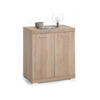 4020-001 Bristol 1 commode 2 deuren eik productfoto schuin