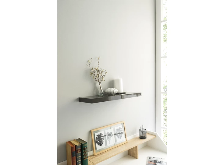 2399 Finori plank shelvy 60 M grijs hoogglans muur