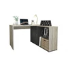 372-001 Valley bureau in kleur eiche nb-matera productfoto schuin met deco
