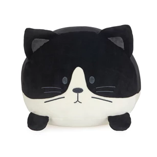 kussen kat frac wit zwart polyester