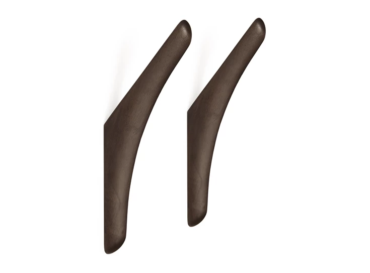 Wandkapstok Mahogany Pi Dark Brown Wall Hanger 29775 Ethnicraft