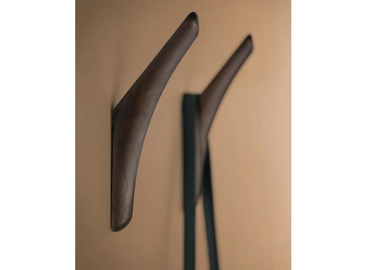 Inzoom Wandkapstok Mahogany Pi Dark Brown Wall Hanger 29775 Ethnicraft