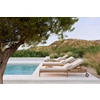 Sfeerfoto Off White Teak Jack Outdoor Adjustable Lounger 10256 Ethnicraft
