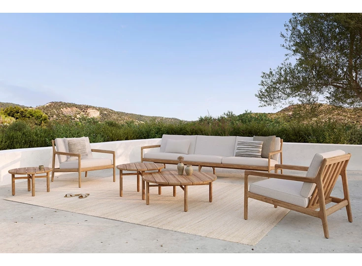 Combinatie Teak Quatro Outdoor Side Table 10263 Ethnicraft