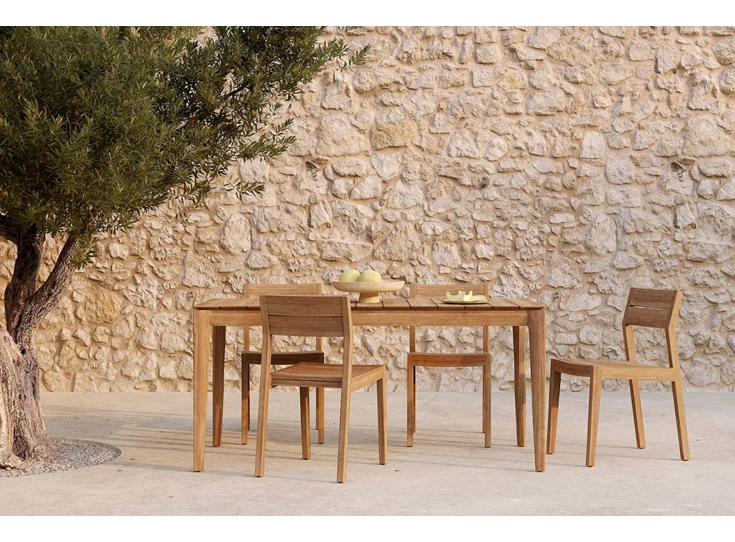Sfeerfoto Teak Bok Outdoor Dining Table 10269 Ethnicraft