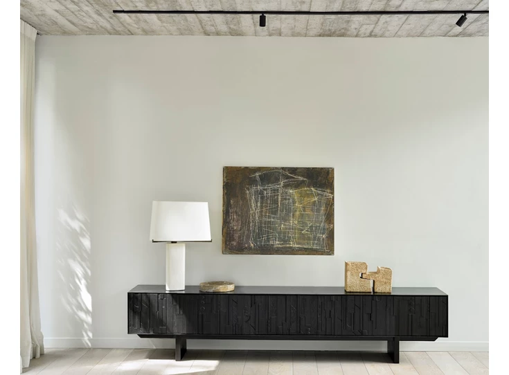 Sfeerfoto Teak Mosaic TV Cupboard 10074 Ethnicraft