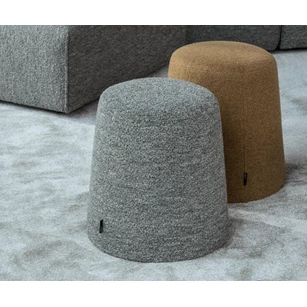 Poef DJ Tabs rond conische vorm stof Passe Partout