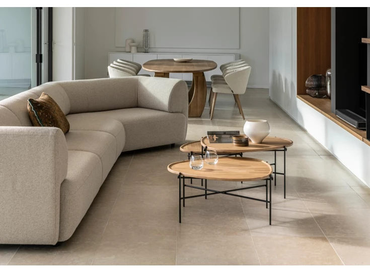 Zetel Saki met schuin afsluitelement stof Passe Partout