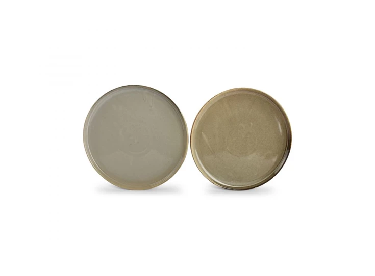 ceres- plat bord- 27,5xh2cm- grijs- verschil