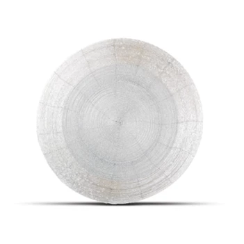 placemat rond wit kralen- 35cm