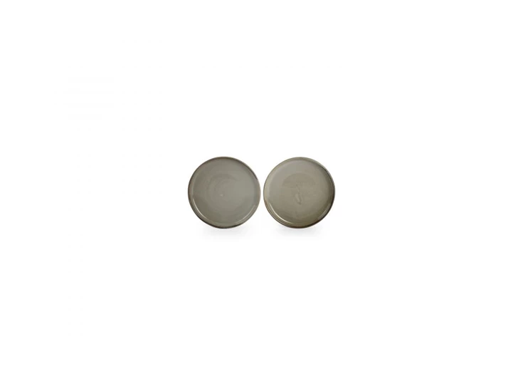 Ceres plat bord- 15cm- grey- verschil