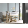 KIHS9014 kiddy kinderkamer massief grenen mdf halfhoogslaper vipack wit lak
