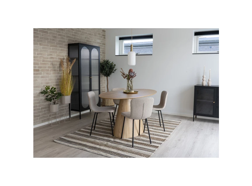 sfeerbeeld ovale tafel Boltin in eik 1001610