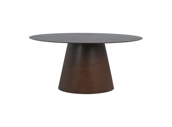 Eettafel Bolton Ø160cm donkerbruin 1001615 rond