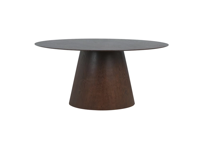 Eettafel Bolton Ø160cm donkerbruin 1001615 rond