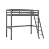 PIMZ9017 pino mezzanine grijs vipack hoogslaper 90x200cm kinderkamer studentenkamer praktisch