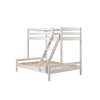 PISBMA14 pino martin familiebed wit scandinavisch grenen hout stapelbed hoogslaper kinderkamer