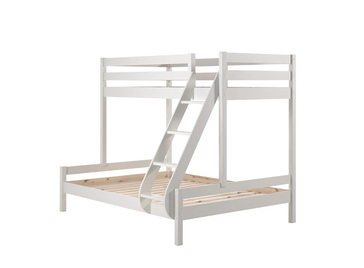 PISBMA14 pino martin familiebed wit scandinavisch grenen hout stapelbed hoogslaper kinderkamer