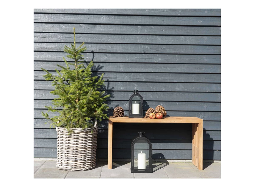 Bank 1401101 sfeerbeeld in teak natuur Benidorm 90cm