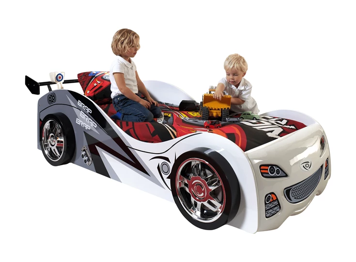 SCBB200W brap brap car bed autobed vipack funbeds kinderbed kinderkamer race auto